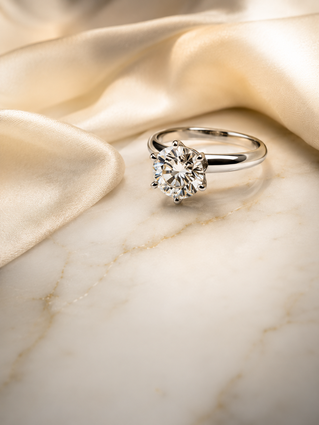 GIA-certified diamond ring