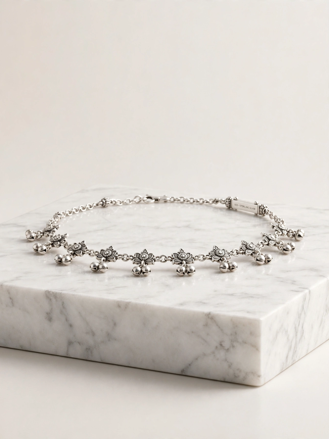 Silver Anklets