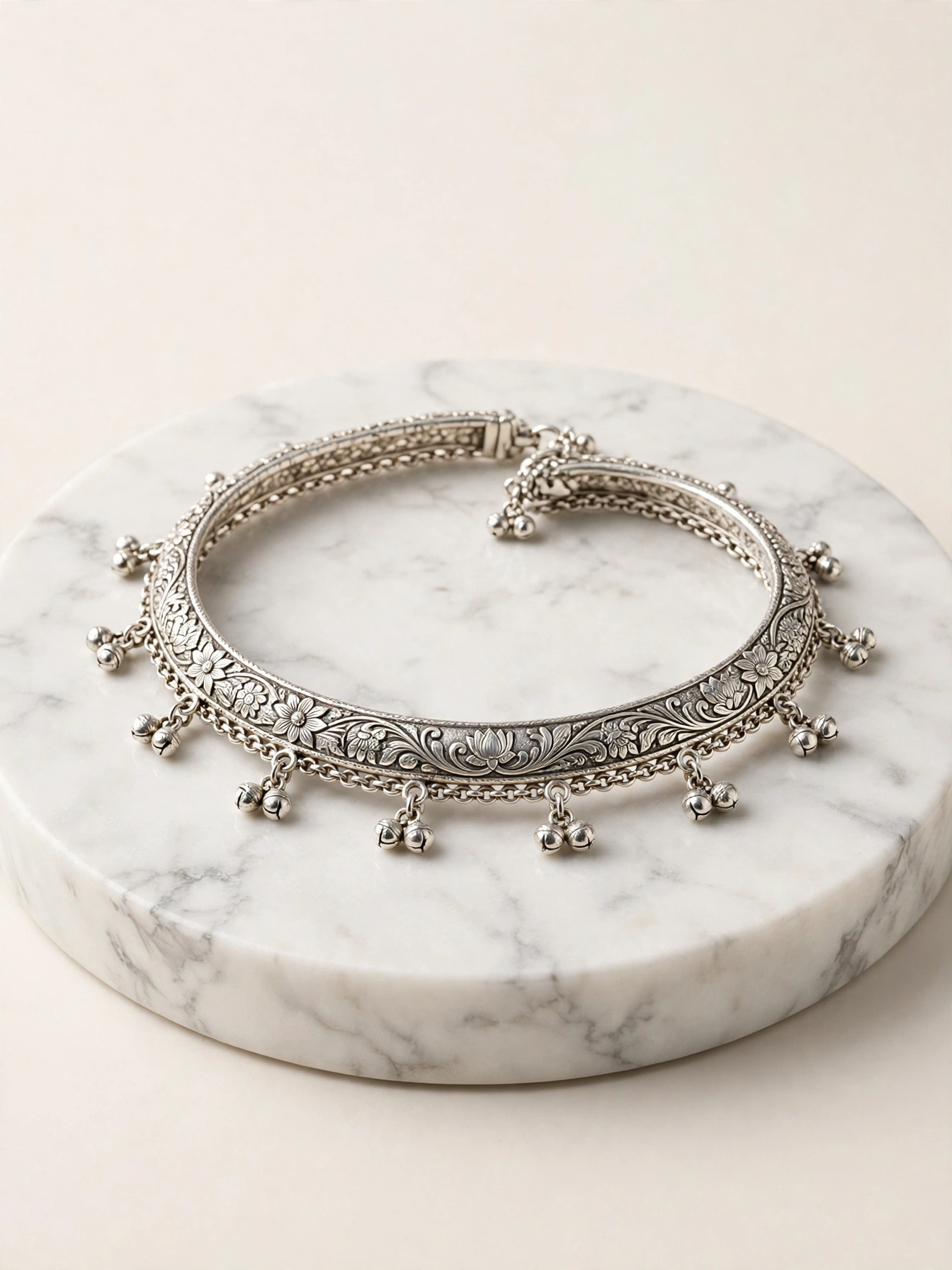 Silver Anklets