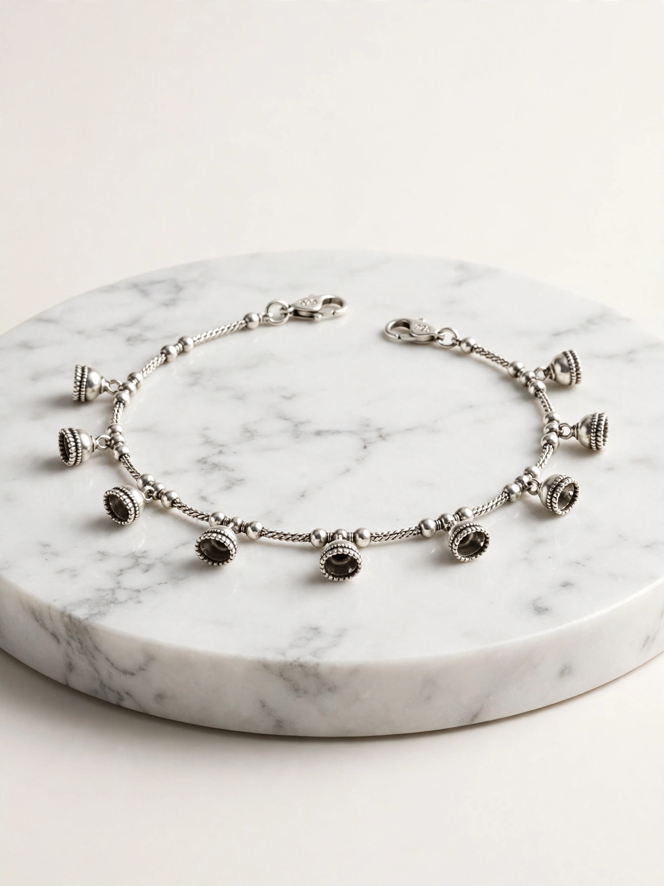 Silver Anklets